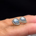 Natural Aquamarine Earrings