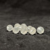 6mm Frosted Clear Quartz Bead