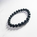 8mm Natural Black Obsidian Bracelet