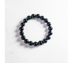10mm Natural Black Obsidian Bracelet