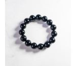 14mm Natural Black Obsidian Bracelet