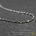 Fashionable 925 Sterling Silver Twisted Serpentine Necklace Chain