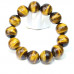 14mm Natural Yellow Tiger Eye Bracelet